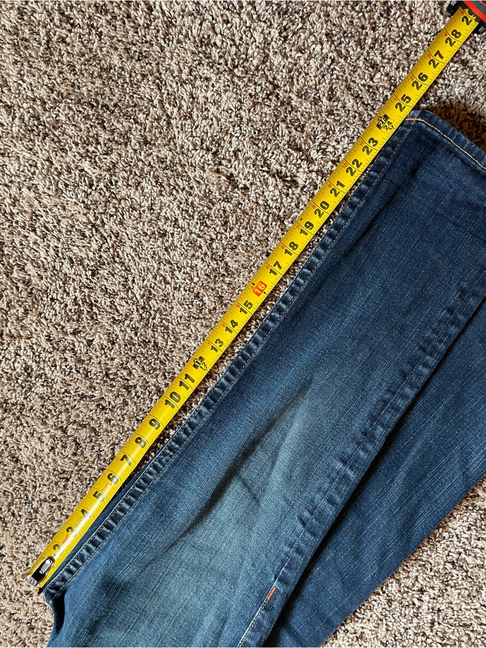 True Religion Lizzy Capri Cropped Jeans Style 102J58 Women’s Size 30 Made in USA - Picture 9 of 9
